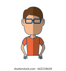 Guy cartoon profile