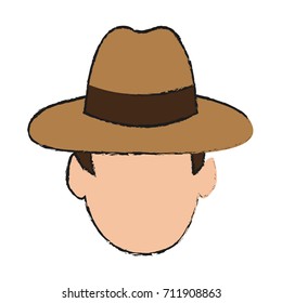Guy face cartoon