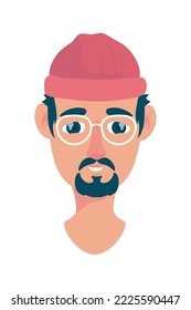 guy face illustration over white