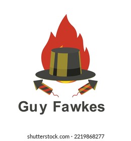 Guy fällt auf Nachthintergrund. Design mit Feuerwerken. Vektordesign-Illustration.