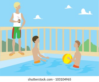Guy and Girl Drinking