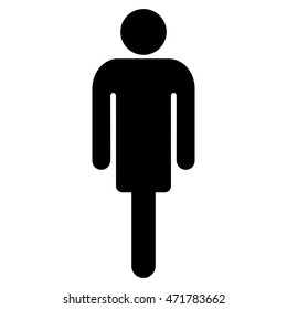 Guy icon. Vector style is flat iconic symbol with rounded angles, black color, white background.