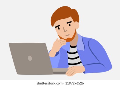 the guy with the laptop
