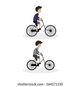 the guy on the bike