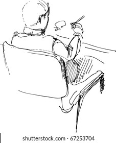 guy on the chair