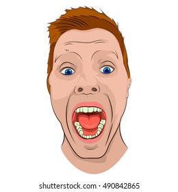guy shouts