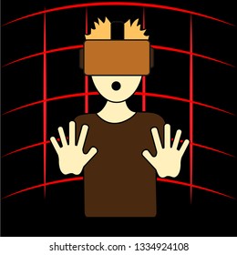 Guy with vr glasses