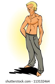 Guy wear strange pants