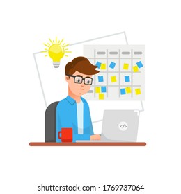 Guy who works as a programmer
