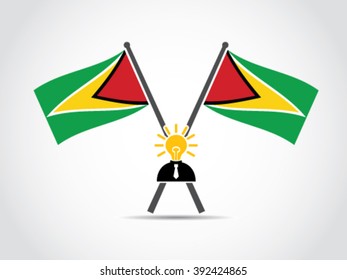 Guyana Emblem Bright Idea Politician