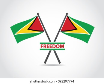 Guyana Emblem Freedom