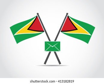Guyana Emblem Mail