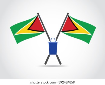 Guyana Emblem Podium