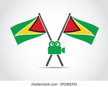 Guyana Emblem Video Camera