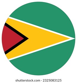 Bandera de Guyana. Forma de diseño de la bandera de Guyana. 