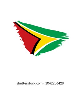 Guyana flag, vector illustration