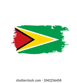 Guyana flag, vector illustration