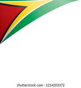 Guyana flag, vector illustration on a white background