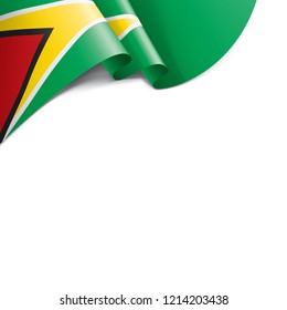 Guyana flag, vector illustration on a white background