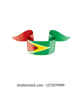 Guyana flag, vector illustration on a white background
