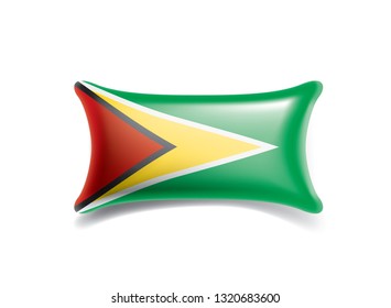 Guyana flag, vector illustration on a white background