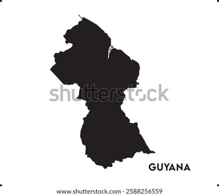 Guyana icon vector design, Guyana Logo design, Guyana's unique charm and natural wonders, Use it in your marketing materials, travel guides, or digital projects, Guyana map logo vector