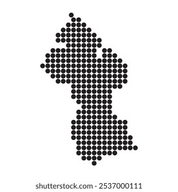 Guyana Map Illustration Icon Element Design