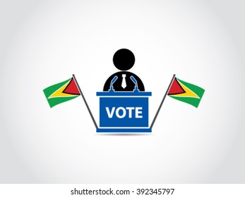 Guyana Podium Vote