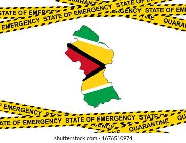 Guyana quarantine and extraordinary emergency measures under pandemic virus.