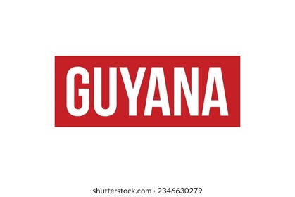 Vector de sello de goma de Guyana