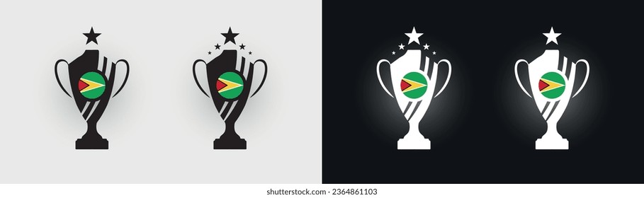 Guyana Pokal-Pokal-Fußballmeisterin, Vektorgrafik