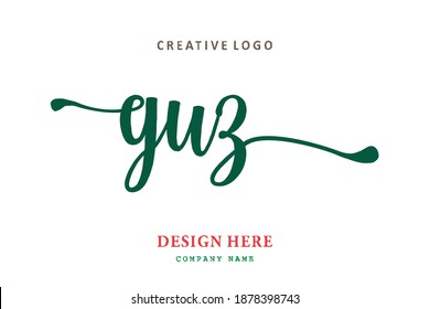 GUZ lettering logo is simple, easy to understand and authoritative