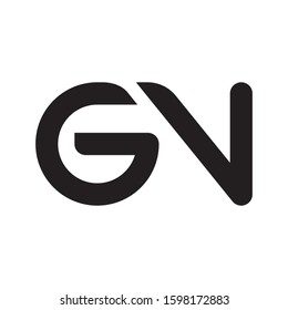 GV initial letter logo template vector icon design