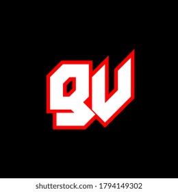 Diseño del logo de GV, diseño inicial de cartas de GV con estilo de ciencia ficción. Logo de GV para juegos, deportes, tecnología, digital, comunitaria o empresarial. G V ostenta un alfabeto italiano moderno. Tipografía de estilo urbano.