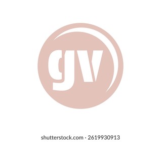 GV sport emblem or team logotype. Ball logo with a combination of Initial letter G and V for balls shop, sports company, training, club badge. Vector illustration.