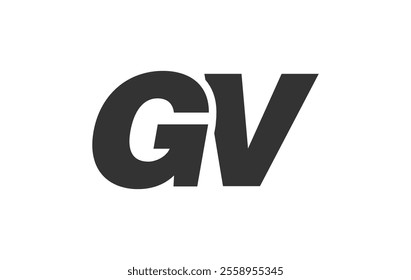 GV Techno Editable Font Logo For Corporate Branding. Bold, Futuristic Design With Unique Typographic Ideas. Minimal Custom Type And Dynamic Letter Variations For Promotion, Printing, And Book Titles