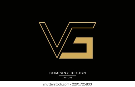 GV, VG, Abstract Letters Logo Monogram