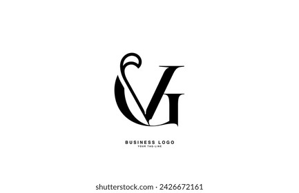 GV, VG, G, V, Abstract Letters Logo Monogram