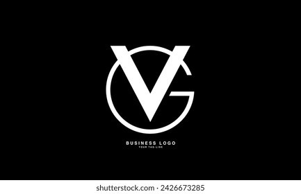 GV, VG, G, V, Abstract Letters Logo Monogram