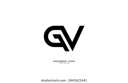 GV, VG, G, V, Abstract Letters Logo Monogram