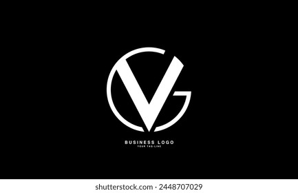 GV, VG, G, V, Abstract Letters Logo Monogram