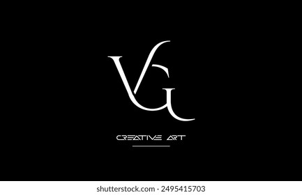 GV, VG, G, V abstract letters logo monogram