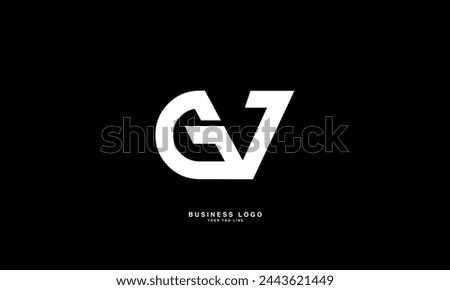 GV, VG, G, V, Abstract Letters Logo Monogram
