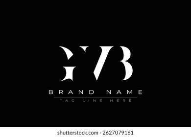 GVB abstract letter logo design. This logo is designed by three abstract letters.