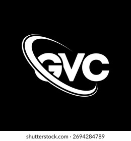GVC logo. GVC letter. GVC letter logo design. Initials GVC logo linked with circle and uppercase monogram logo. GVC-typography for technology, business and real estate brand.