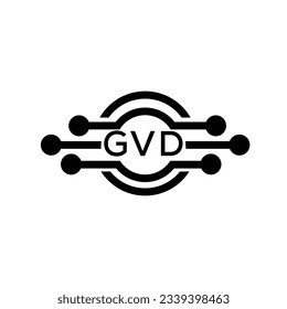 GVD letter logo. GVD best white background vector image. GVD Monogram logo design for entrepreneur and business.	
