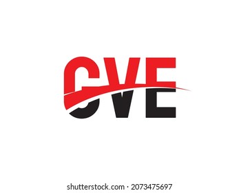 Vektor-Illustration des ersten GVE-Buchstabens, Logo-Design