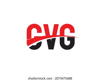 GVG Letter Initial Logo Design Vector Illustration
