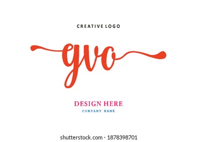 GVO lettering logo is simple, easy to understand and authoritative