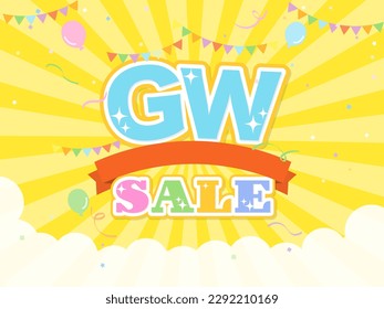 GW-Bildhintergrund und Titel-Illustrationsmaterial